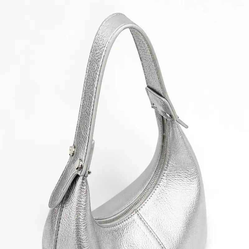 Sac Argenté Hobo – Image 6