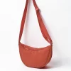 Sac Hobo Orange en Tissu
