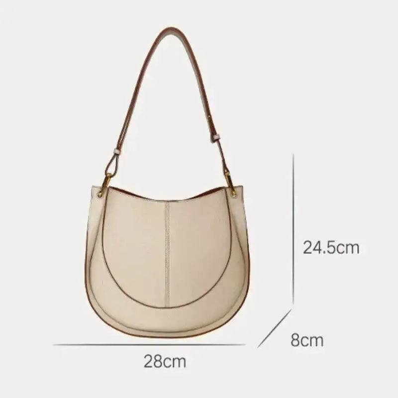 Sac Hobo Cuir Femme, Porté Épaule et Crossbody – Image 13
