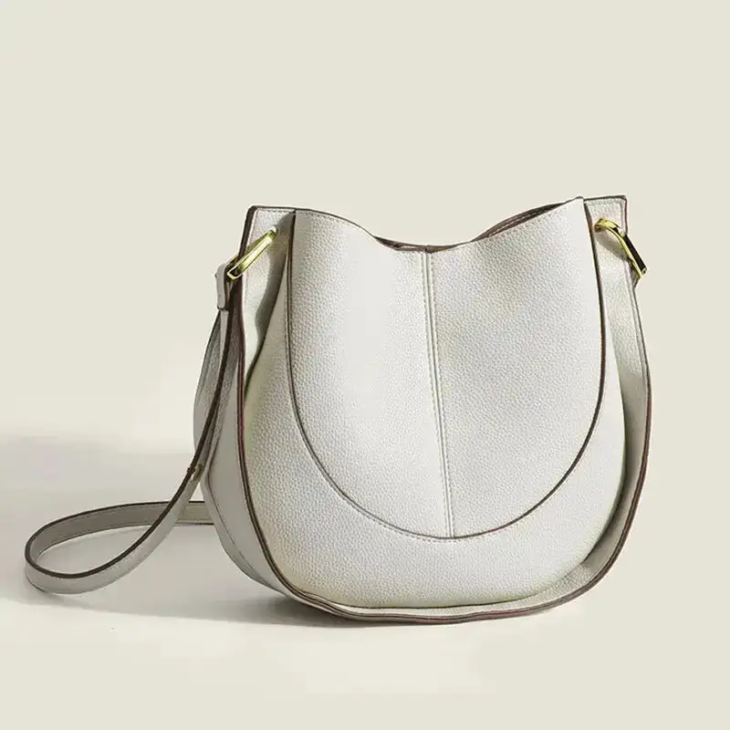 Sac Hobo Cuir Femme, Porté Épaule et Crossbody – Image 6