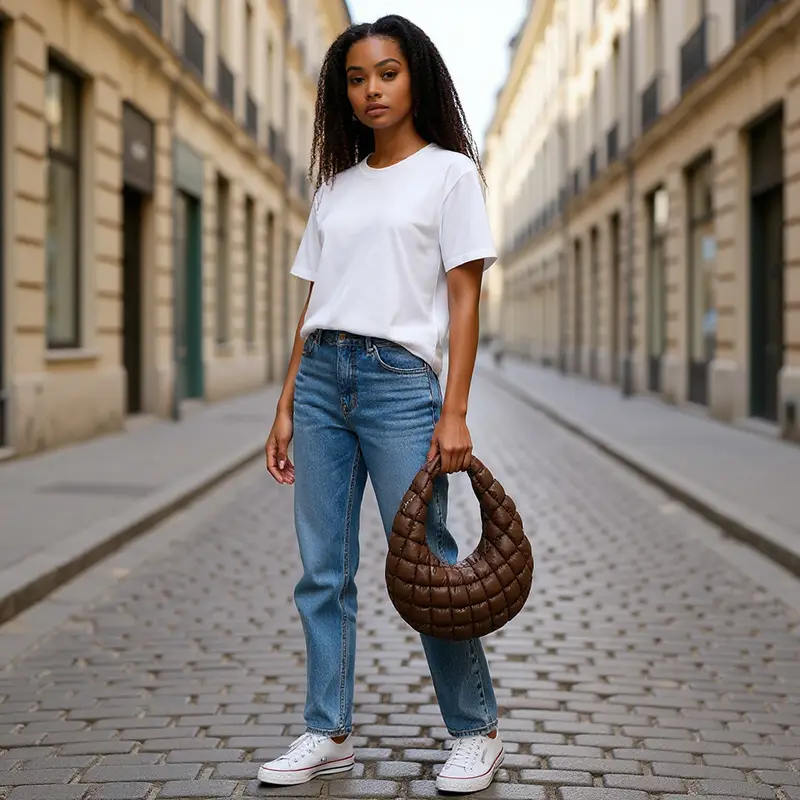 Sac Hobo Matelassé – Image 3