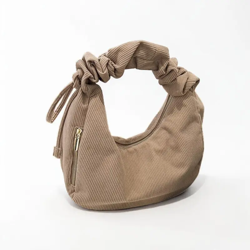 Sac Hobo Velours Côtelé – Image 6