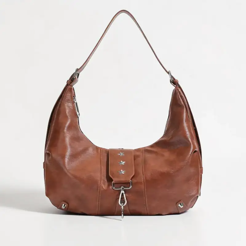 Sac Hobo Vintage en Simili Cuir
